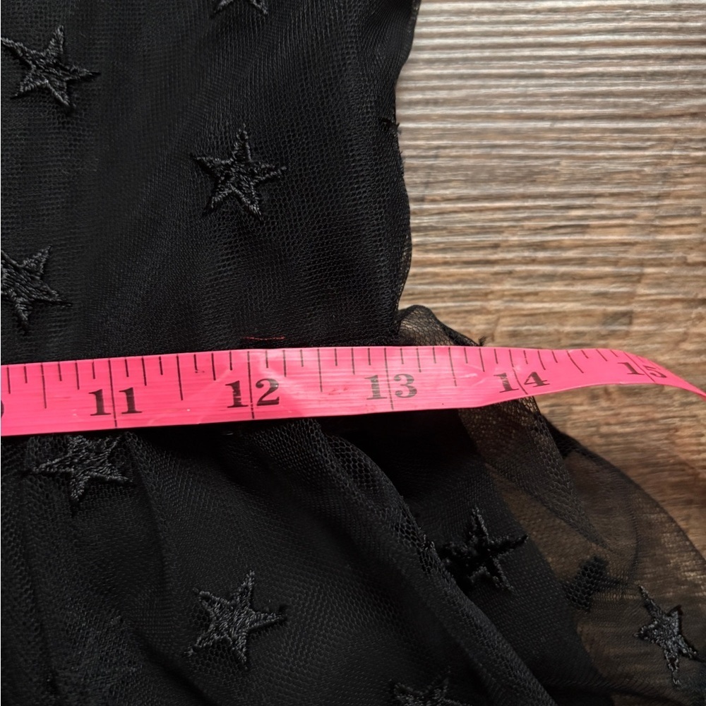 J. Crew black starry tulle party dress spaghetti straps cute chic NWT sz S - Picture 13 of 16